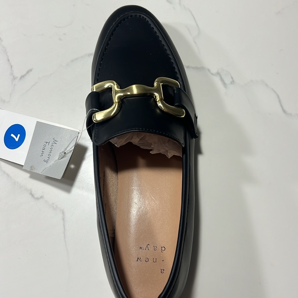 Women's Carolyn Loafers with Memory Foam
Insole - A New Day™ Black 7 - Picture 4 of 6